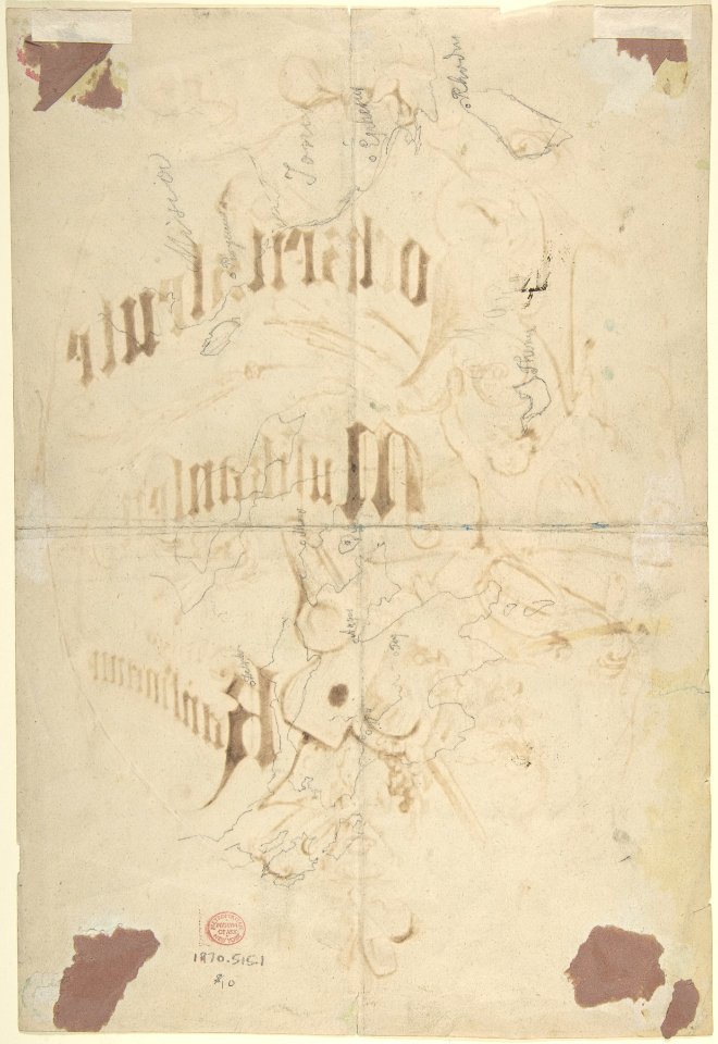 Design for a Title Page Sheet Music MET DP803555