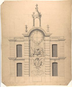 Elevation of the Pompe de la Samaritaine, Paris MET DP810306
