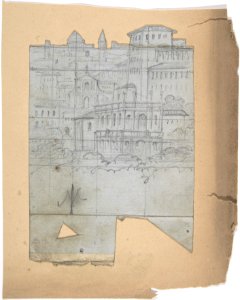 Design for a Stage Set at the Opéra, Paris MET DP809685