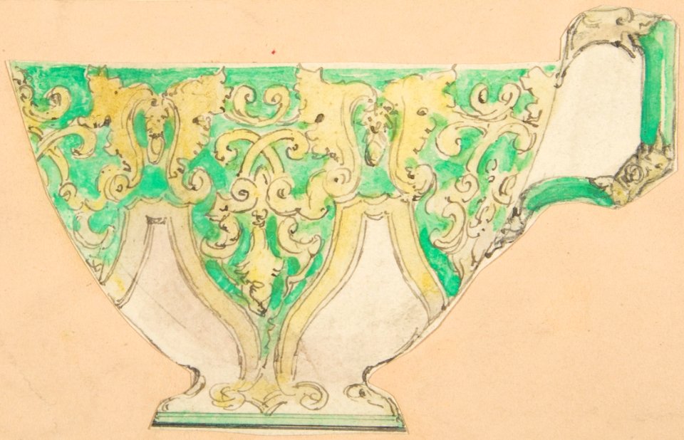 Design for a tea cup MET DP812599