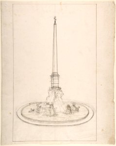 Fountain with Obelisk MET DP802677