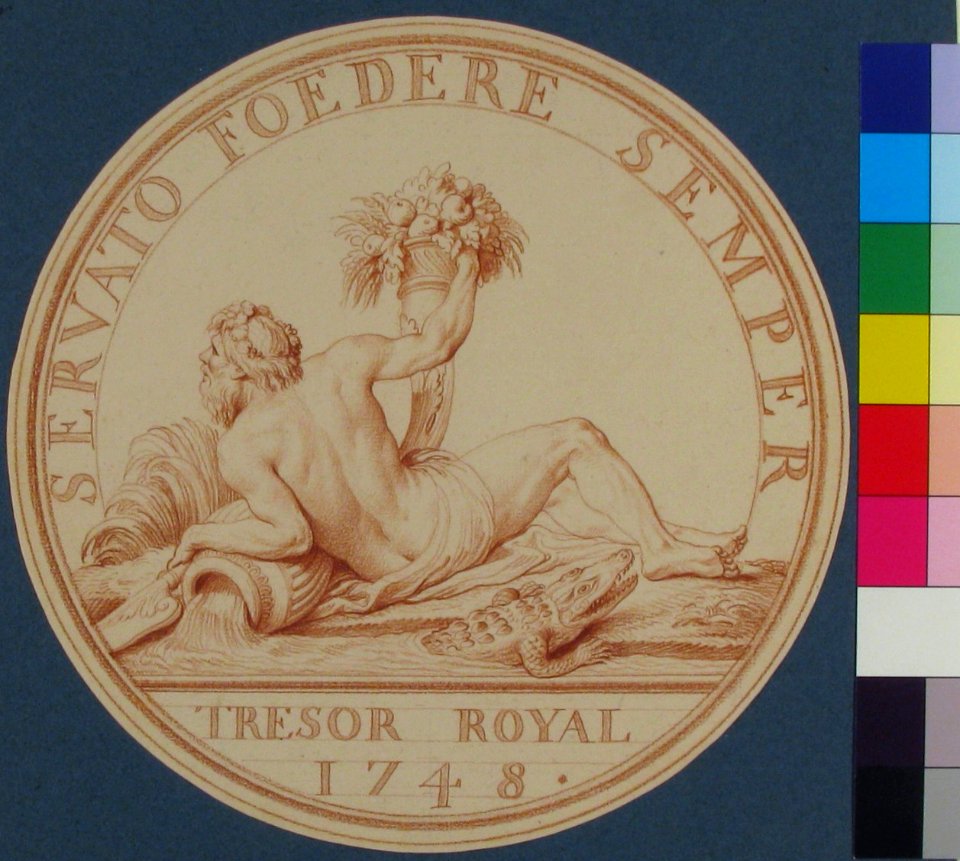 Design for a Token- Trésor Royal 1748 MET 1979.10.2