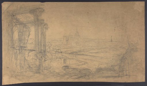 Design for a Stage Set at the Opéra, Paris MET DP809872
