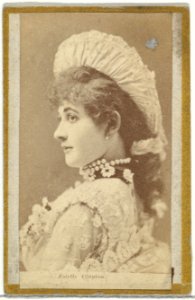 Estelle Clayton, from the Actresses and Celebrities series (N60, Type 2) promoting Little Beauties Cigarettes for Allen & Ginter brand tobacco products MET DP839457
