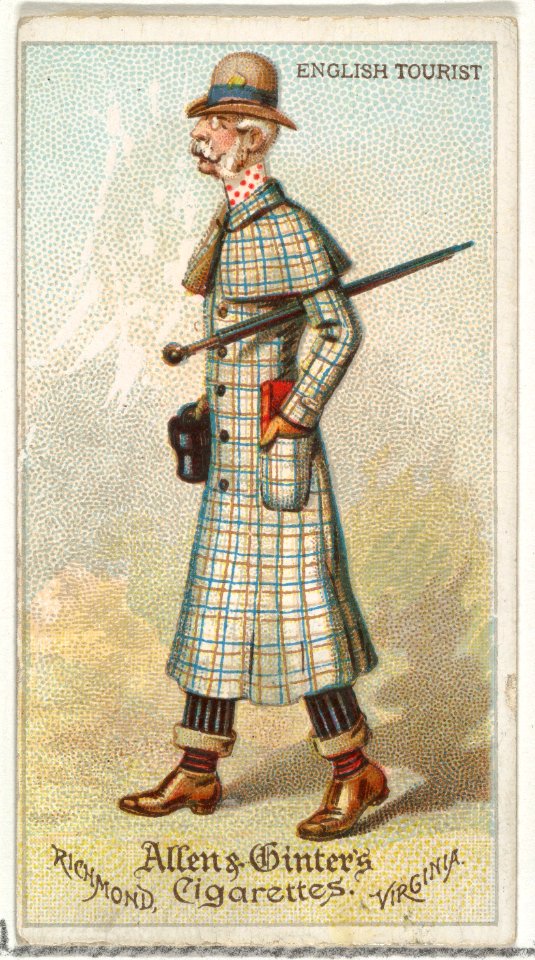 English Tourist, from World's Dudes series (N31) for Allen & Ginter Cigarettes MET DP838525