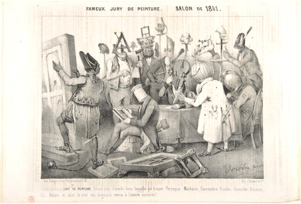 Fameux Jury de Peinture. Salon de 1841 MET DP808186