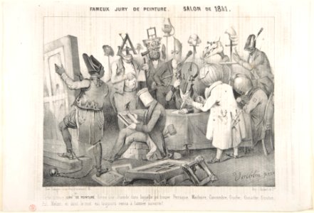 Fameux Jury de Peinture. Salon de 1841 MET DP808186