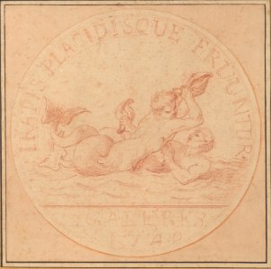 Design for a Token- Galères, 1740 MET DP219057