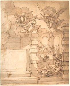 Design for a Title Page - Angel of the Resurrection MET DP802691