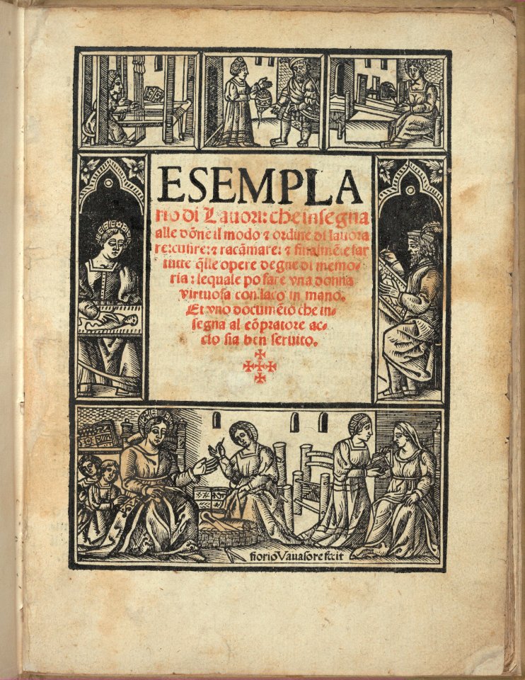 Esemplario di Lauori..., title page (recto) MET DP350033