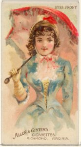 Eyes Front, from the Parasol Drills series (N18) for Allen & Ginter Cigarettes Brands MET DP834991