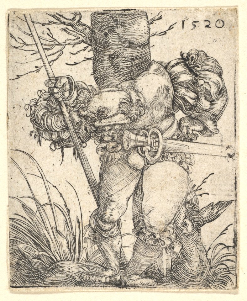 Footsoldier in front of a Tree MET DP828643