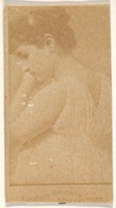 Evelyn Osanville, From the Actors and Actresses series (N45, Type 1) for Virginia Brights Cigarettes MET DP830453