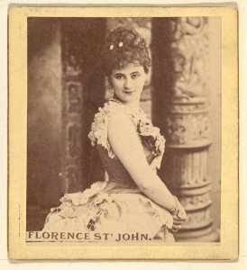 Florence St. John, from the Actresses series (N246), Type 2, issued by Kinney Brothers to promote Sporting Extra Cigarettes MET DP860092