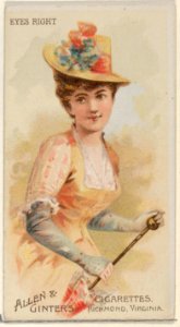 Eyes Right, from the Parasol Drills series (N18) for Allen & Ginter Cigarettes Brands MET DP834990