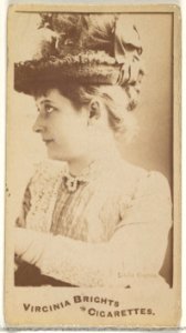 Estelle Clayton, from the Actors and Actresses series (N45, Type 1) for Virginia Brights Cigarettes MET DP829373