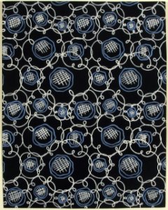 Fabric Design with Blue Flowers MET 1984.1176.8