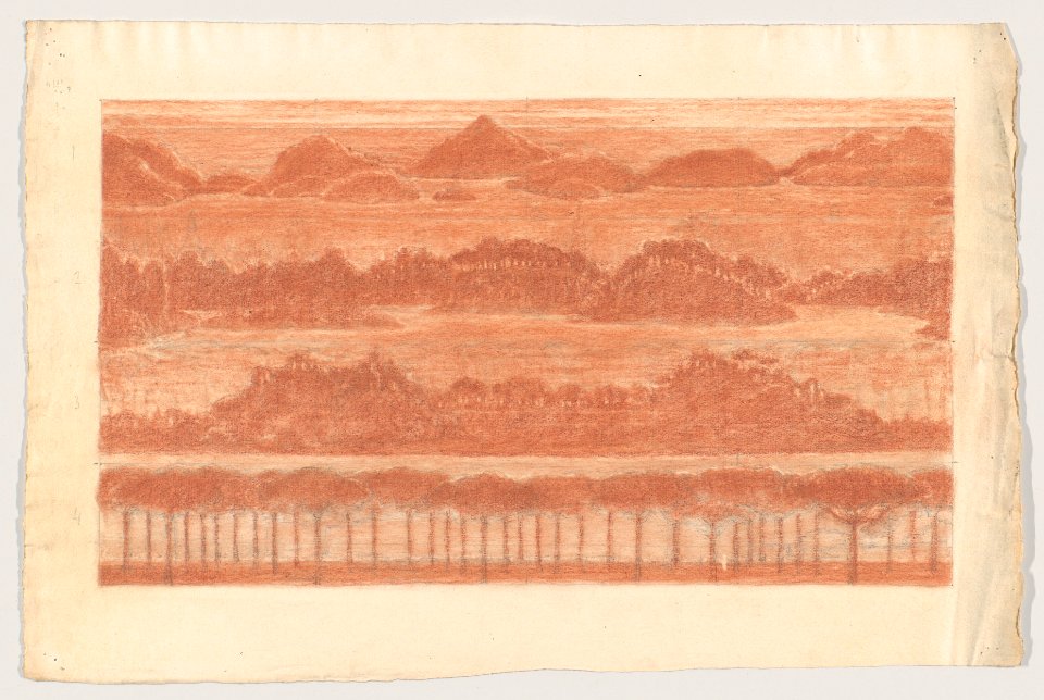 Four Landscapes, possibly stage set designs MET DP856503