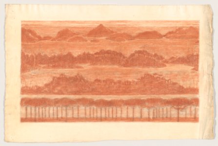Four Landscapes, possibly stage set designs MET DP856503
