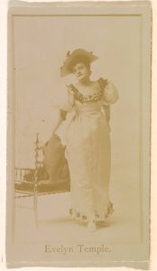 Evelyn Temple, from the Actresses series (N245) issued by Kinney Brothers to promote Sweet Caporal Cigarettes MET DP859701