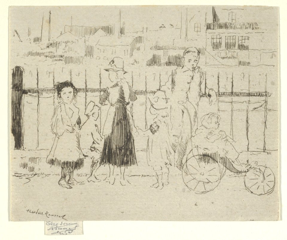 Events Over the Railings, Chelsea Embankment MET DP843936