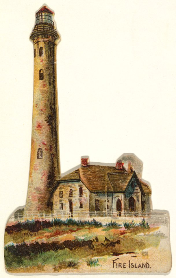 Fire Island, from the Lighthouses series (N119) issued by Duke Sons & Co. to promote Honest Long Cut Tobacco MET DPB873698