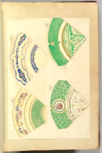 Four Designs for Decorated Plates MET DP827482