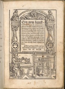 Eyn new kunstlichboich, Titlepage (2 recto) MET DP361362