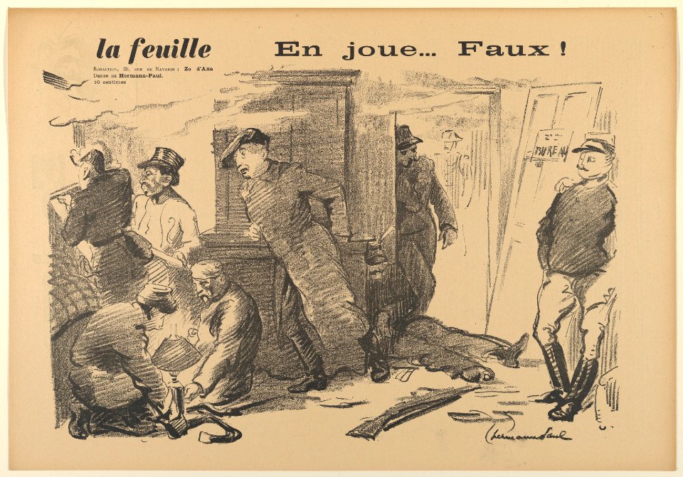 En joue...Faux! (from La Feuille) MET DP838456