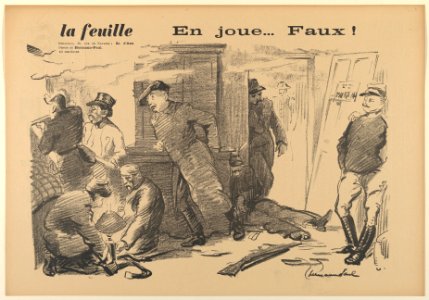 En joue...Faux! (from La Feuille) MET DP838456