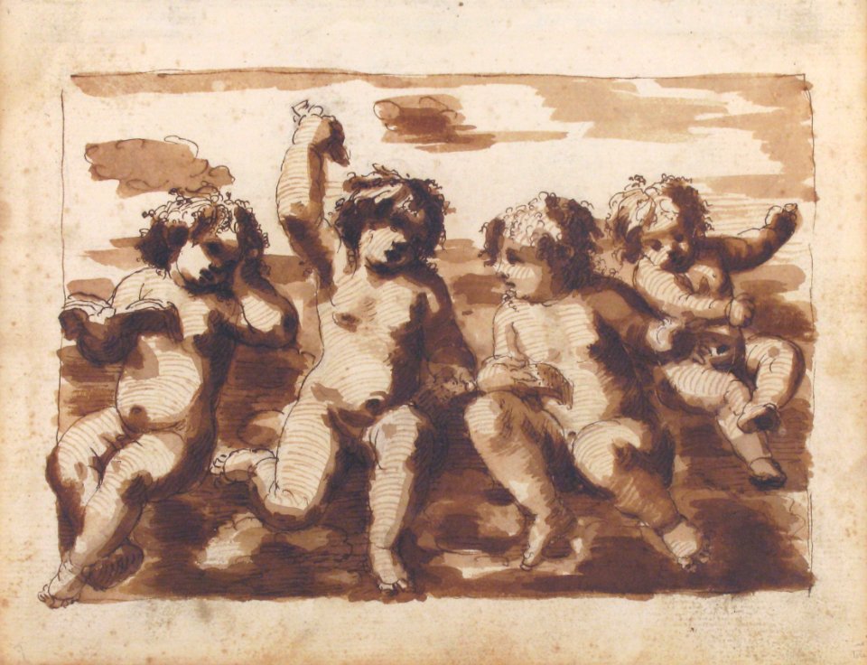 Four Putti on Clouds MET 1995.77