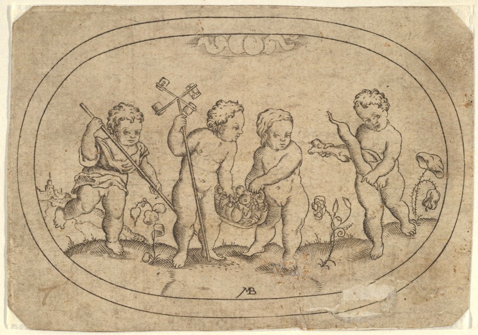 Four Putti, from Das Bossenbüchlein MET DP837093