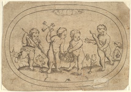 Four Putti, from Das Bossenbüchlein MET DP837093