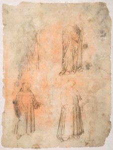 Four Saints (recto); Two Saints, Seated Madonna, and Kneeling Figure (verso) MET DP801764