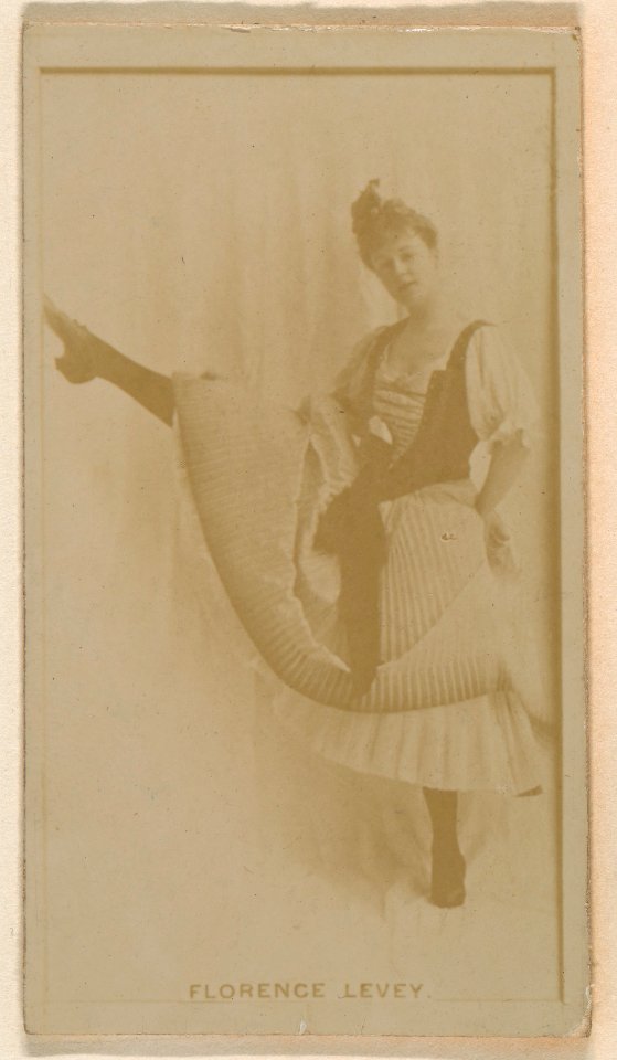 Florence Levey, from the Actresses series (N245) issued by Kinney Brothers to promote Sweet Caporal Cigarettes MET DP858970