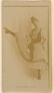 Florence Levey, from the Actresses series (N245) issued by Kinney Brothers to promote Sweet Caporal Cigarettes MET DP858970