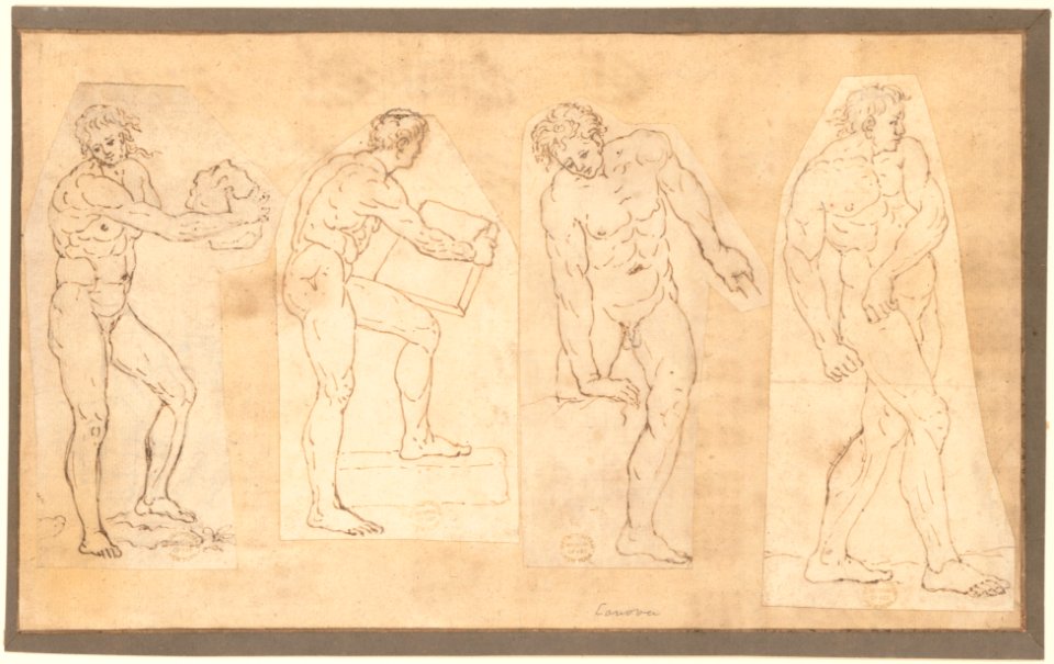 Four Studies of Nude Men MET DP148736