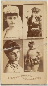 Eveleen Rayne- Laura Curtis, Corsair Co.- Florence Baker, Corsair Co., from the Actors and Actresses series (N45, Type 4) for Virginia Brights Cigarettes MET DP831055