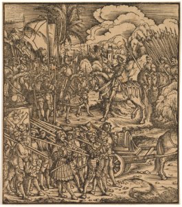 Encounter of Two Generals Before Cleves, from Der Weisskunig MET DP834049