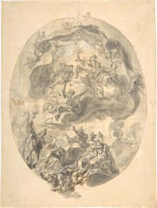 Four Continents- The Peoples of the Earth Invoking the Deities MET DP803800