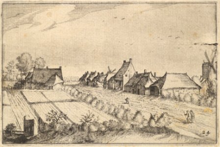 Fields and a Road from Regiunculae et Villae Aliquot Ducatus Brabantiae MET DP825690
