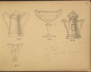 Four Designs for Drinking Vessels MET DP827268