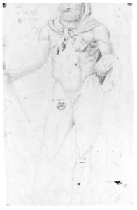 Figure Studies; Landscape (recto); Copy after Antique Style Hercules Statue (verso) MET L71517