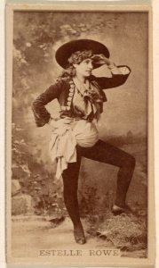 Estelle Rowe, from the Actresses series (N245) issued by Kinney Brothers to promote Sweet Caporal Cigarettes MET DP859469
