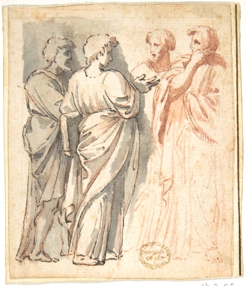 Four Men Arguing MET DP803781