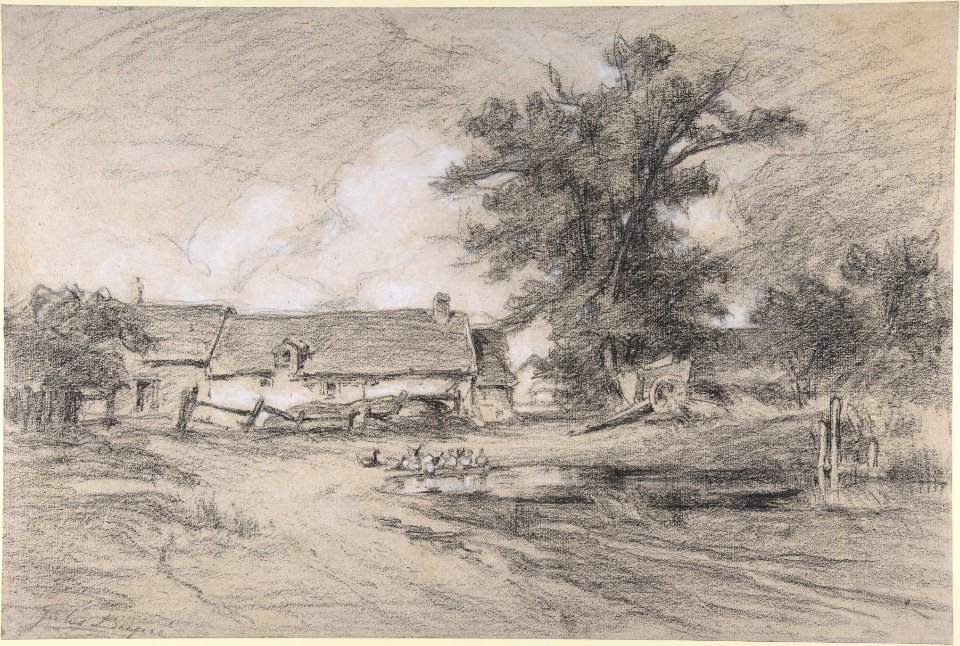 Farmyard with Ducks MET DP810347