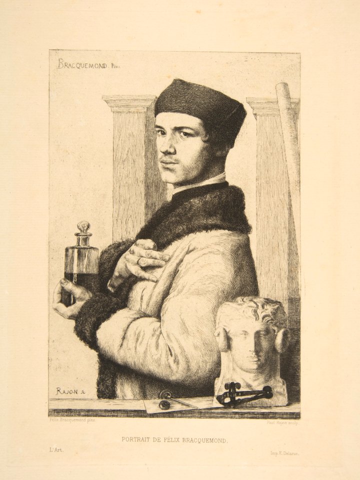 Félix Bracquemond in 1852 MET DP814028