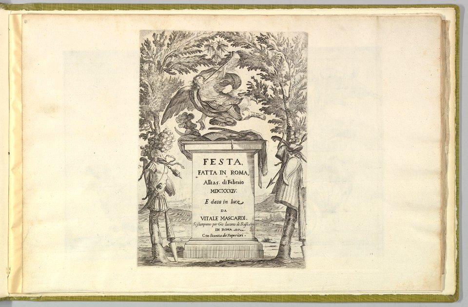 Festa Fatta in Roma Alli 25 Febraio MDCXXXIV MET DP822608