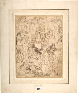 Figure Studies for a Judgment Scene MET DP805719