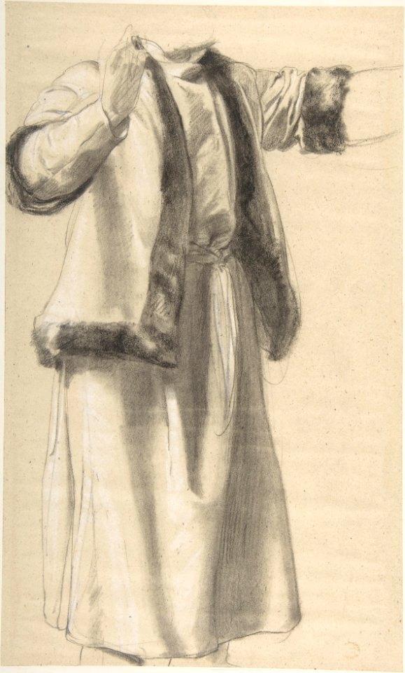 Figure in a Fur Trimmed Jacket MET DP804720